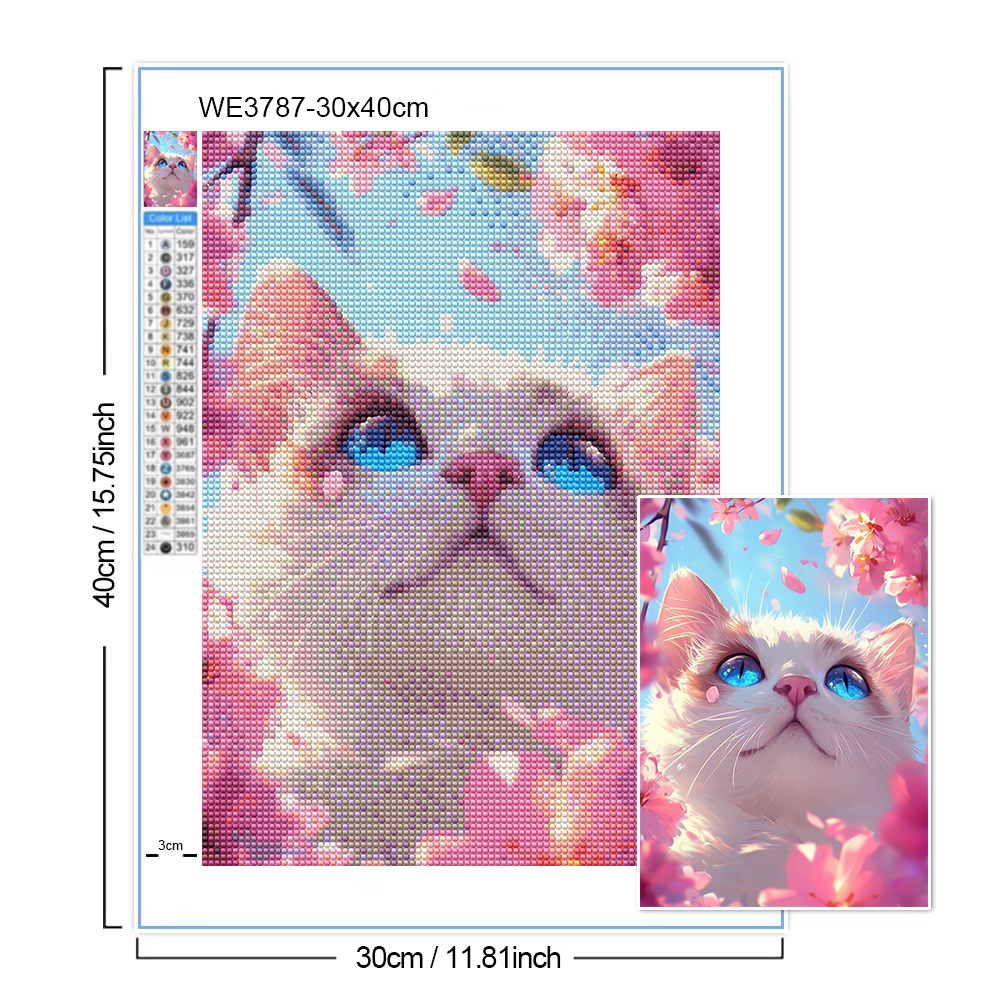5D Diamond Painting Cat Lover  - Wallpaper Art And Craft のレビューと価格