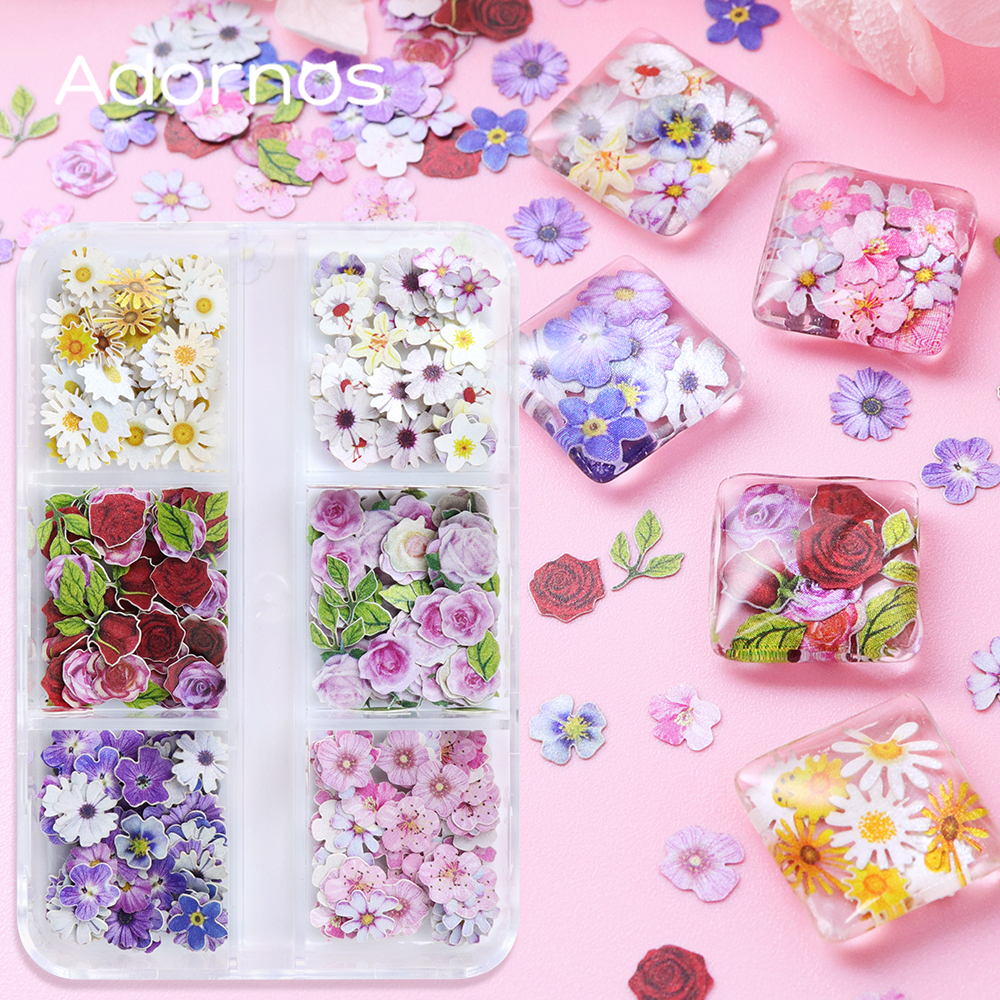 6 Grids Flowers Wood Pulp Chip - The Art And Craft Of Jewelry のレビューと価格