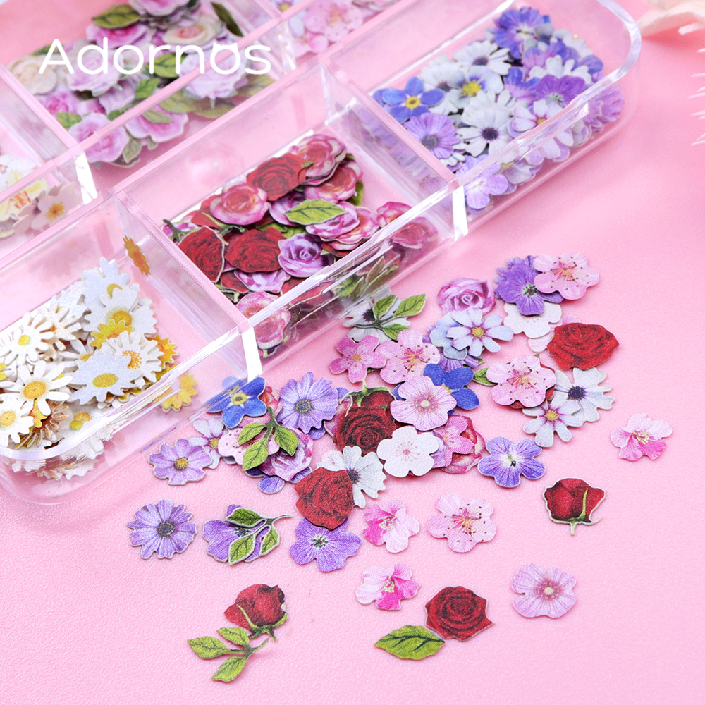 6 Grids Flowers Wood Pulp Chip - The Art And Craft Of Jewelry のレビューと価格