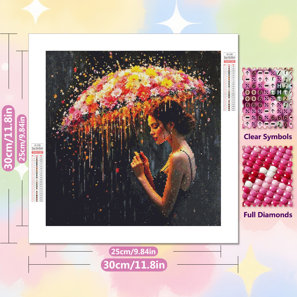 EverShine Diamond Painting Wom - Art Craft Umbrella のレビューと価格