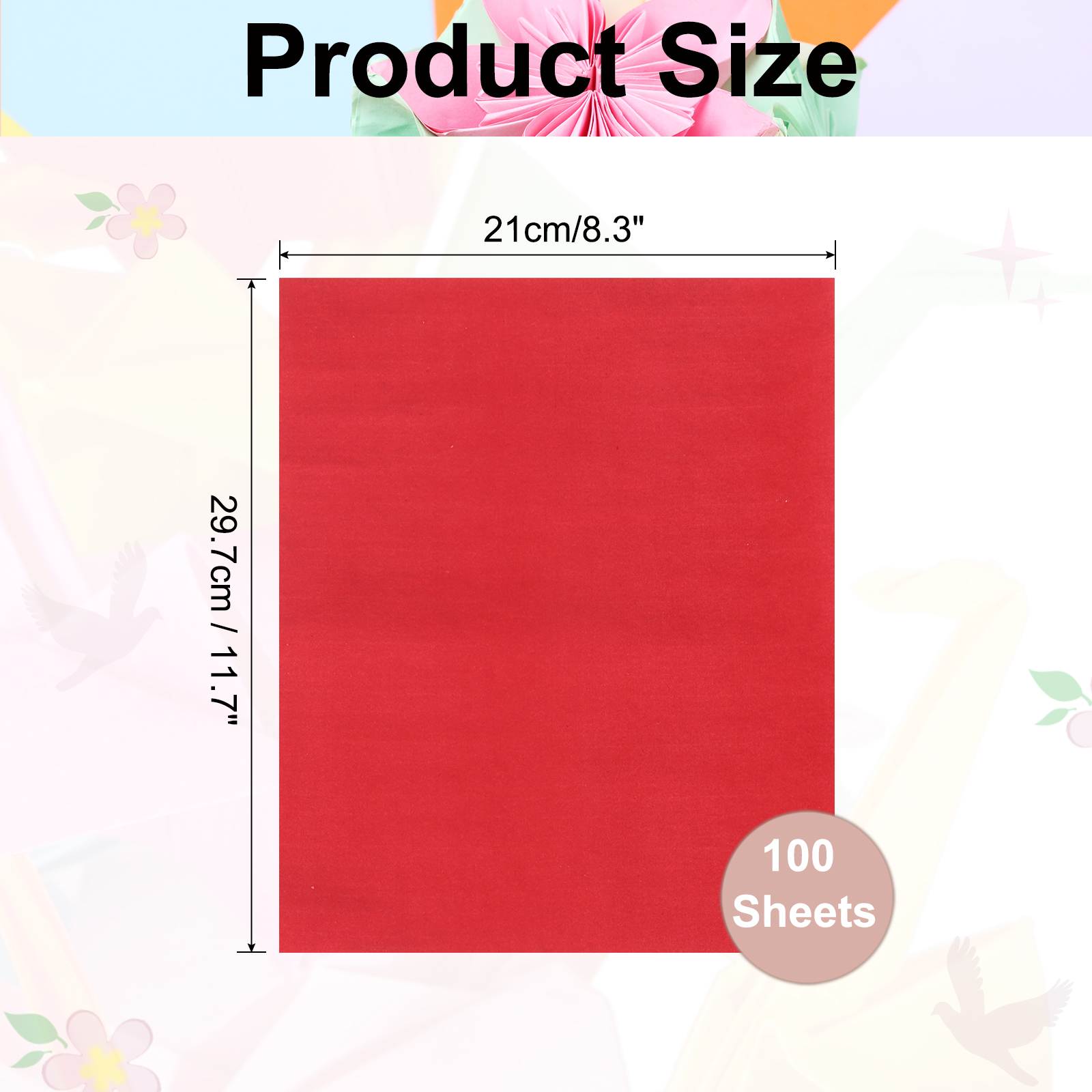 100 Sheet Large Origami Paper  - Art Craft Kite のレビューと価格