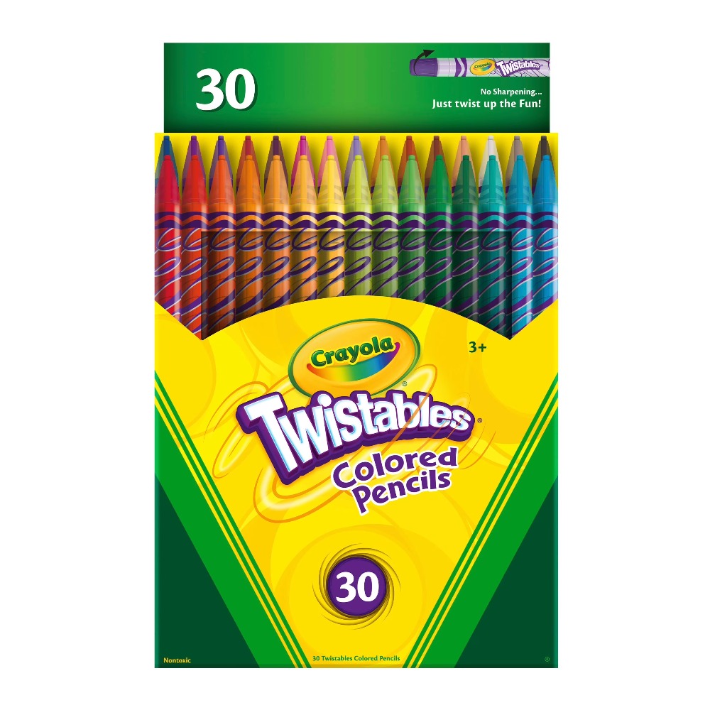 Twistable Colored Pencils Set  - Art Craft 3 Year Old のレビューと価格