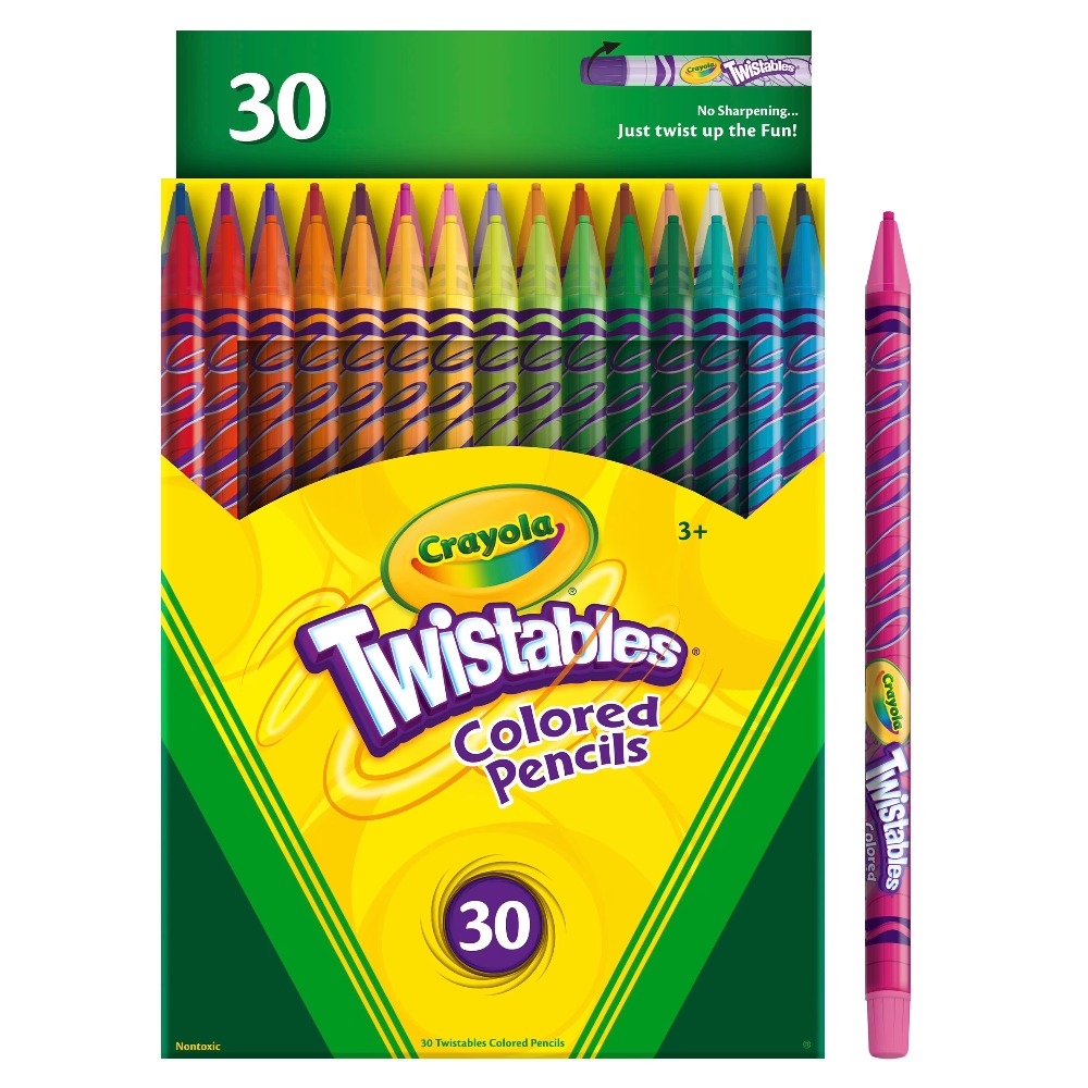 Twistable Colored Pencils Set  - Art Craft 3 Year Old のレビューと価格