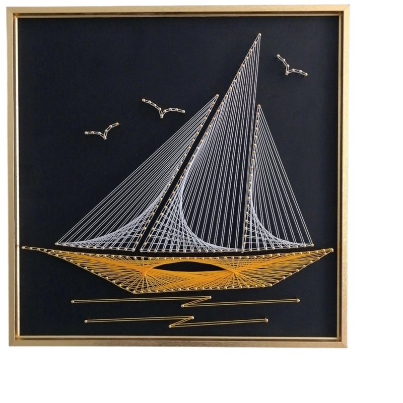 Nail String Art, Sailing Theme - Art Craft Gift Ideas のレビューと価格