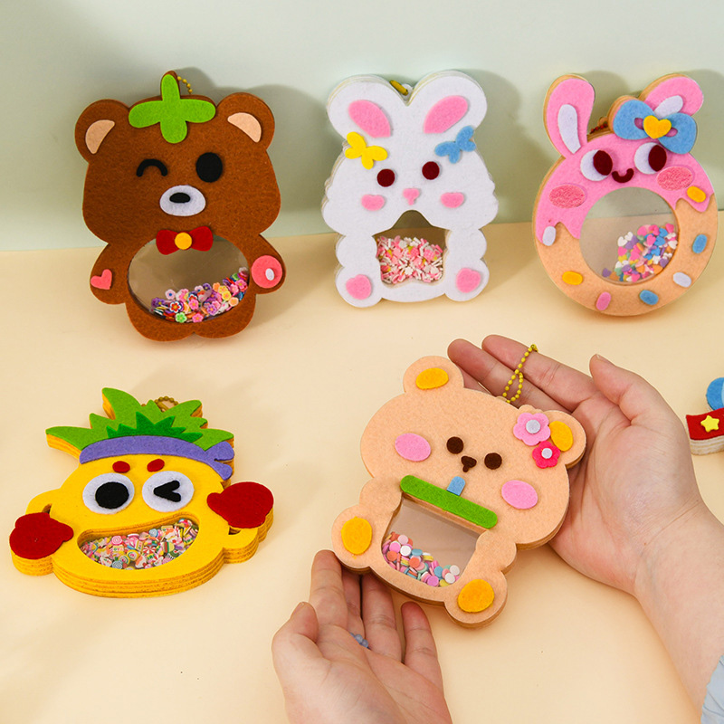 DIY Animal Shake Pendant Art C - Art Craft 3 Year Old のレビューと価格