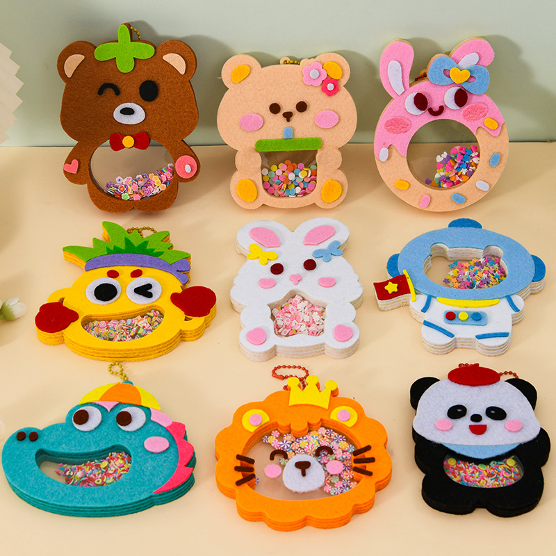 DIY Animal Shake Pendant Art C - Art Craft 3 Year Old のレビューと価格
