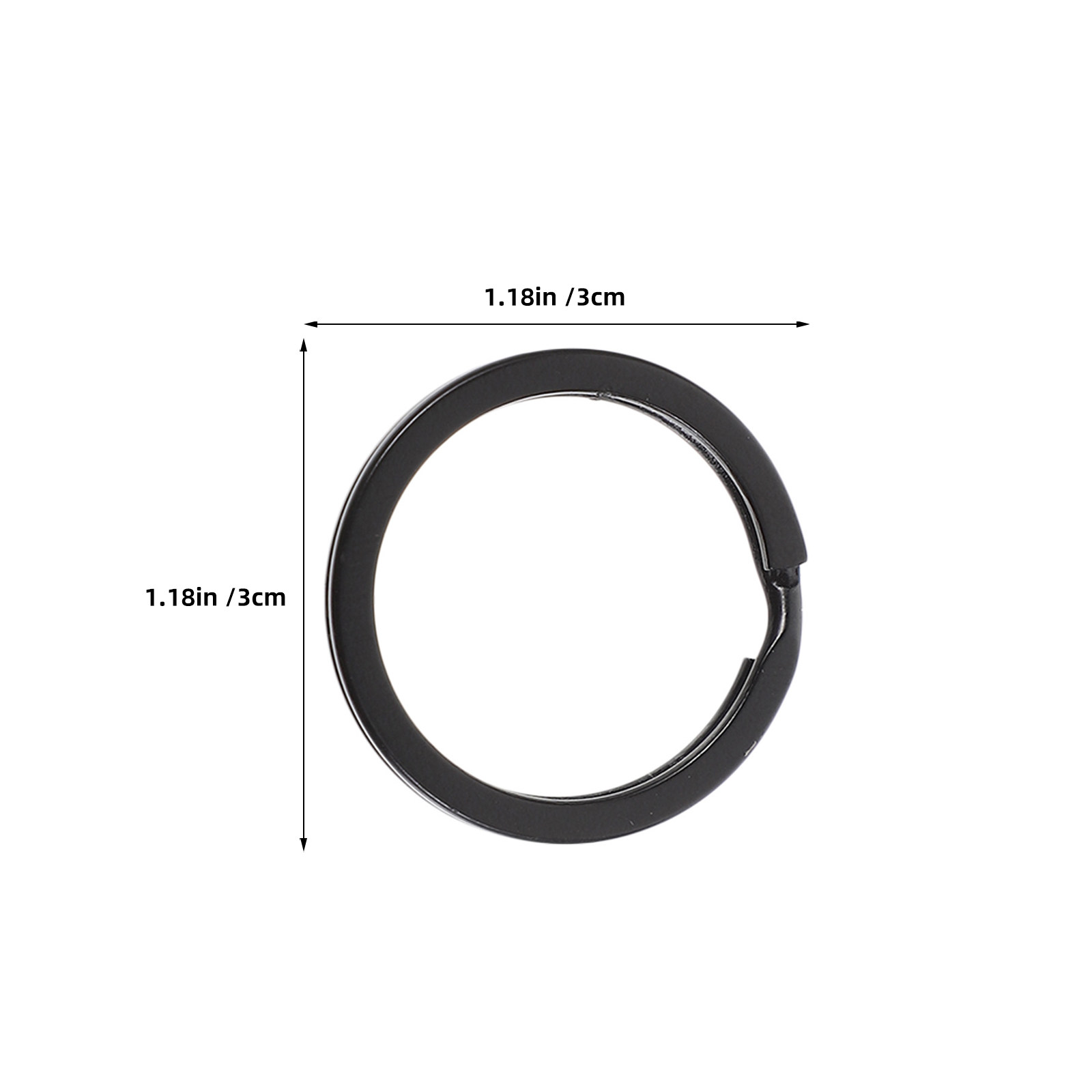 100Pcs Black Flat Metal Double - The Art And Craft Of Jewelry のレビューと価格