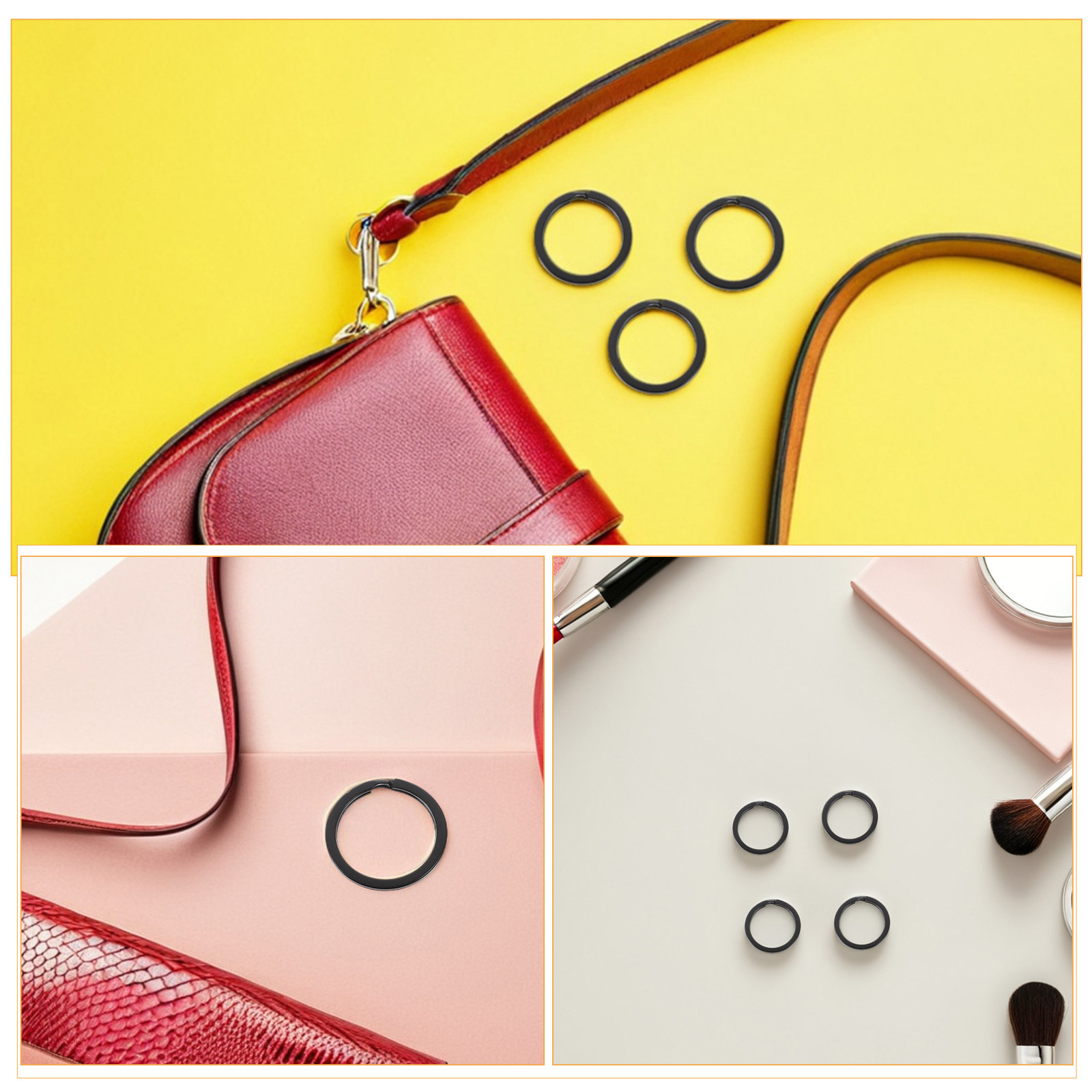 100Pcs Black Flat Metal Double - The Art And Craft Of Jewelry のレビューと価格
