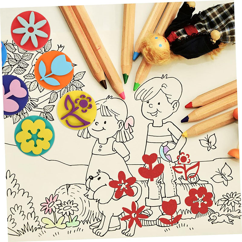 6Pcs/bag Foam Stamps for Paint - Art Craft 3 Year Old のレビューと価格