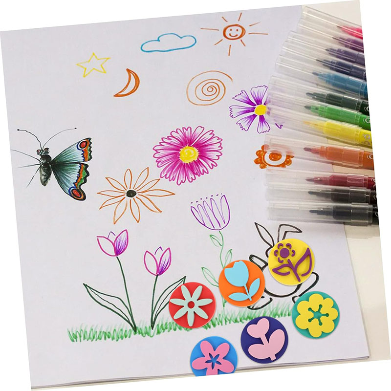 6Pcs/bag Foam Stamps for Paint - Art Craft 3 Year Old のレビューと価格