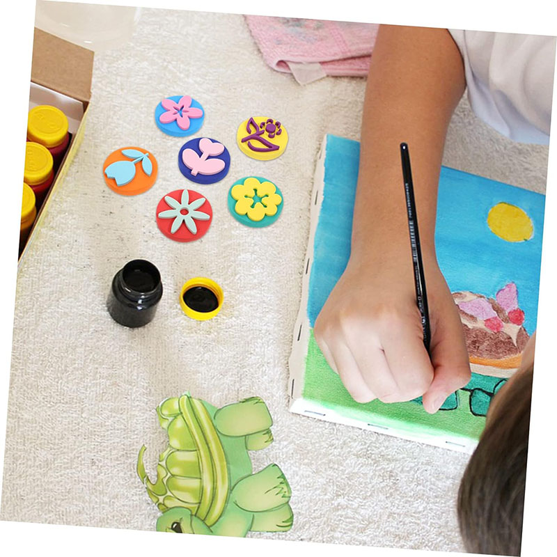 6Pcs/bag Foam Stamps for Paint - Art Craft 3 Year Old のレビューと価格