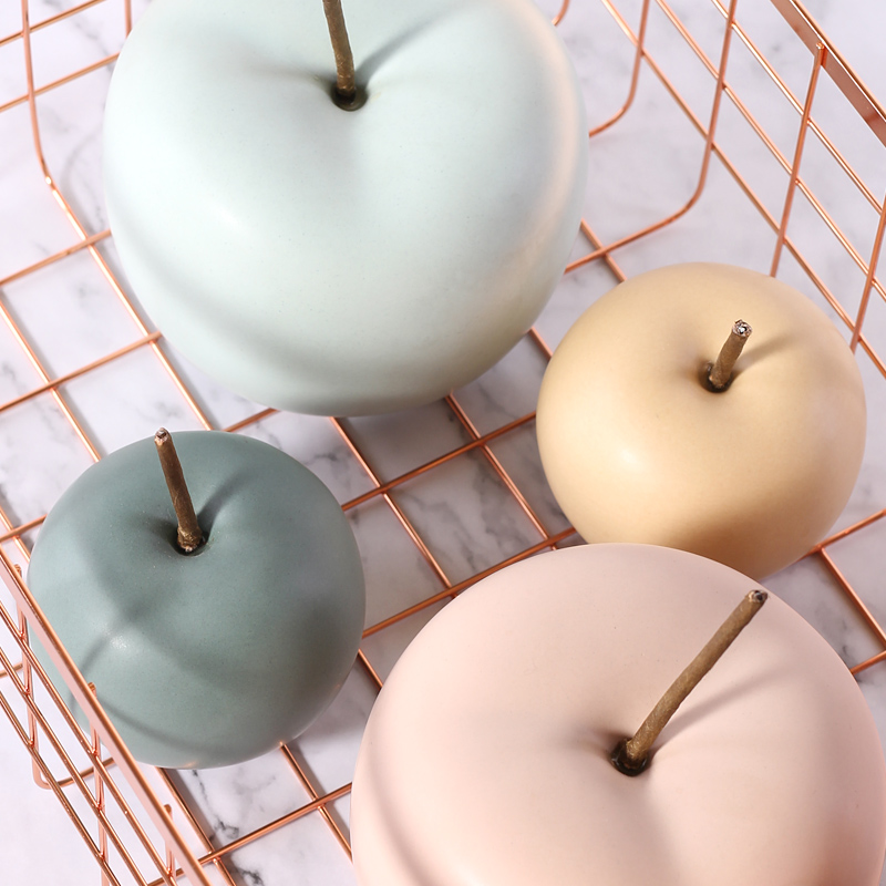 Miniature Ceramic Apple Orname - Art Craft Ideas For Christmas のレビューと価格