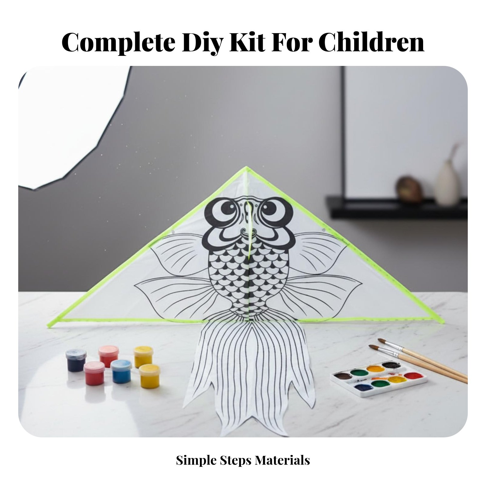 DIY Kite Craft Kit for Kids, B - Art Craft Kite のレビューと価格