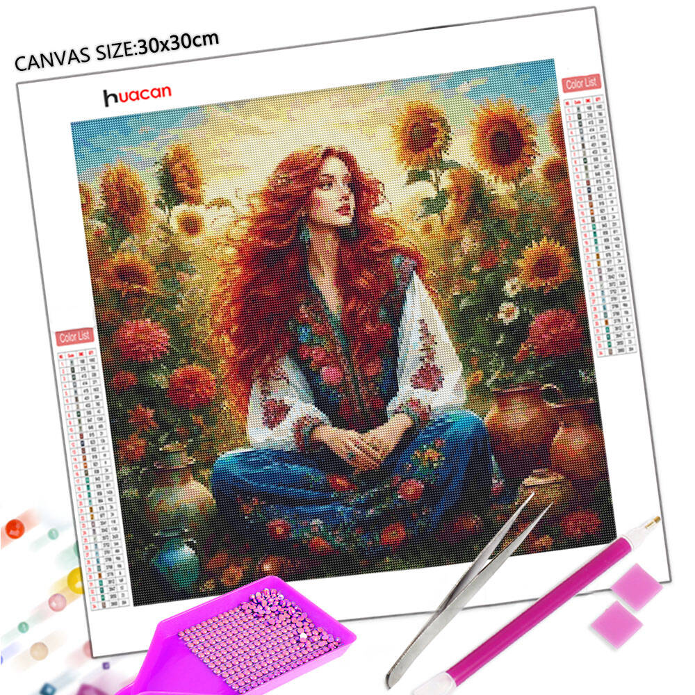Huacan 5D DIY Diamond Painting - Wallpaper Art And Craft のレビューと価格
