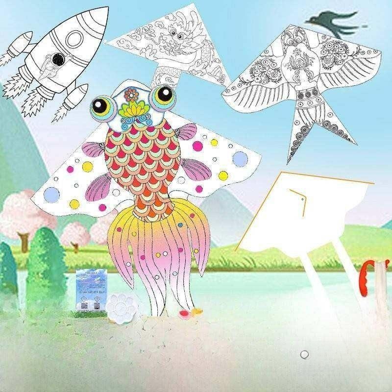 DIY Kite Kit Children's Handma - Art Craft Kite のレビューと価格