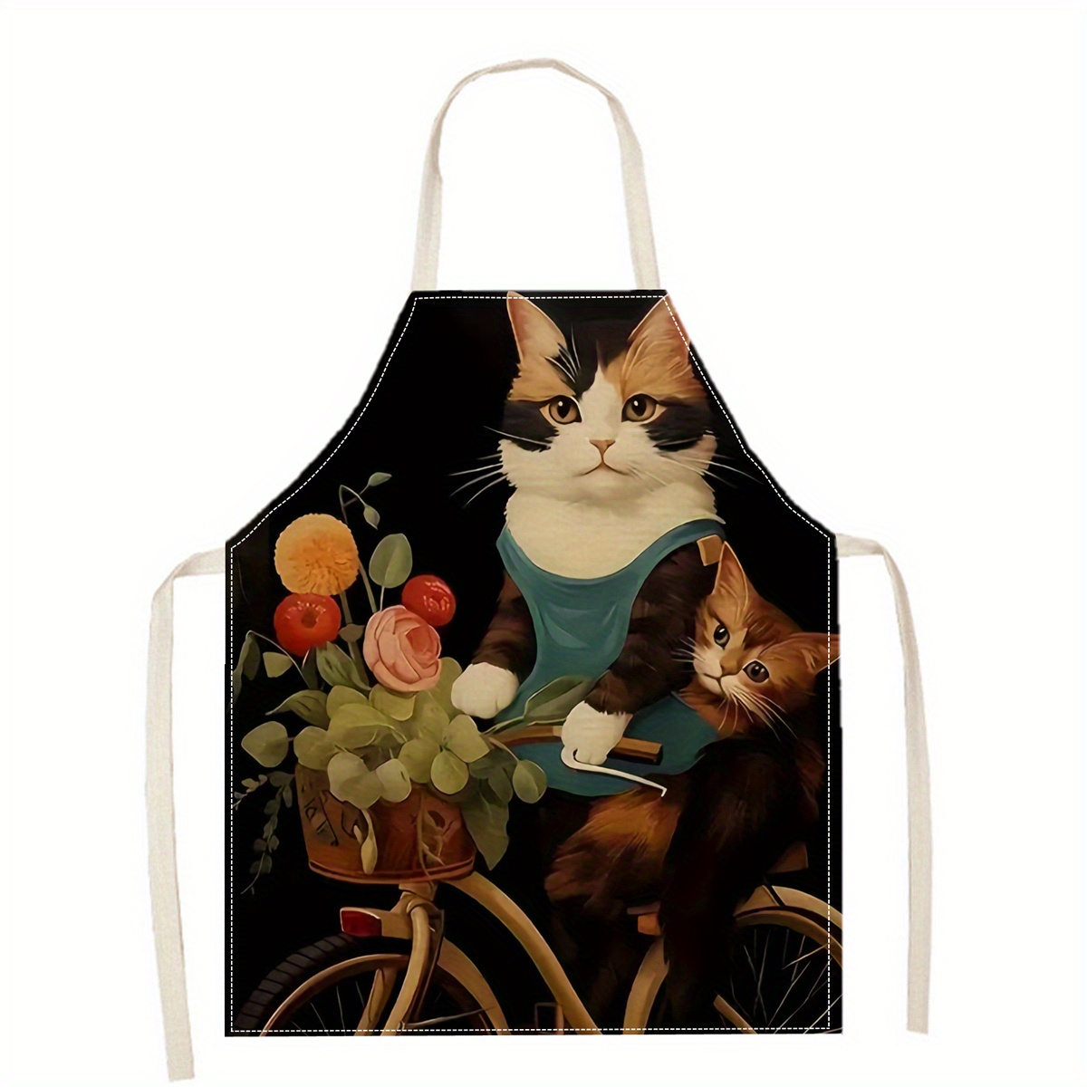 Linen Apron Funny Cat Sunglass - Art Craft Gift Ideas のレビューと価格