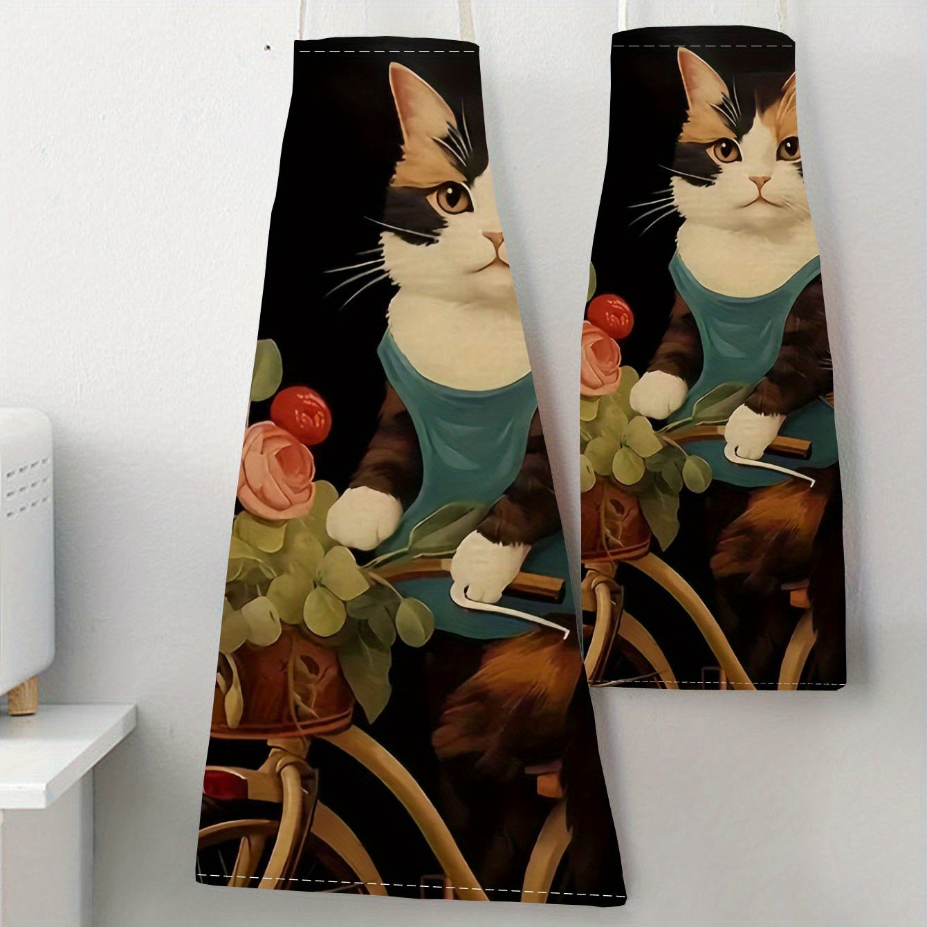 Linen Apron Funny Cat Sunglass - Art Craft Gift Ideas のレビューと価格