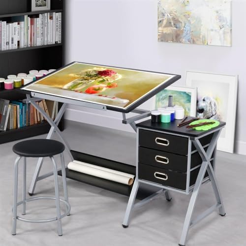 Drafting Desk, Drawing Table f - Art & Craft Job Vacancies のレビューと価格