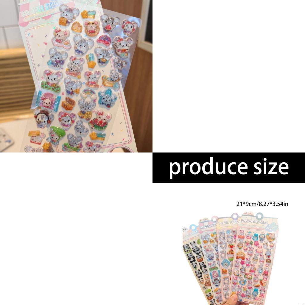Embossed Animal Sticker Adhesi - Art Craft 3 Year Old のレビューと価格