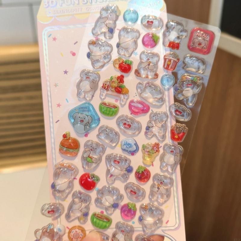 Embossed Animal Sticker Adhesi - Art Craft 3 Year Old のレビューと価格