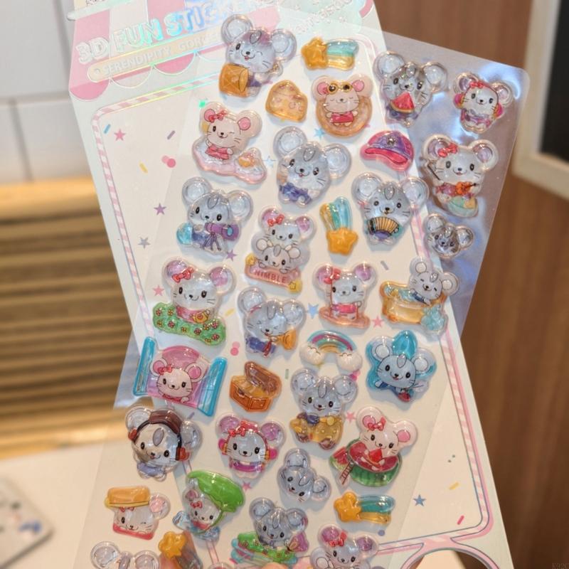 Embossed Animal Sticker Adhesi - Art Craft 3 Year Old のレビューと価格