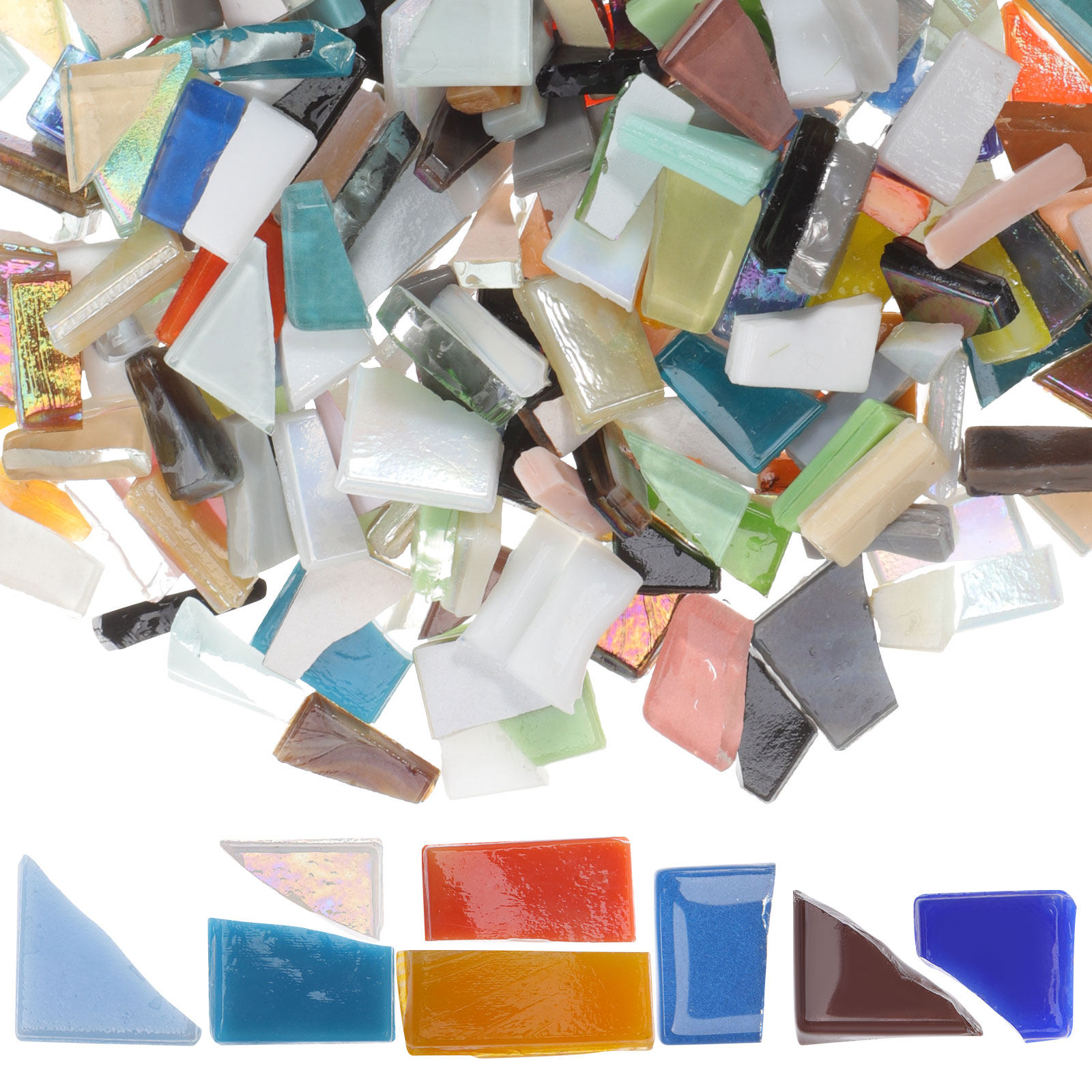 250G DIY Mosaic Glass Pieces I - The Art And Craft Of Jewelry のレビューと価格