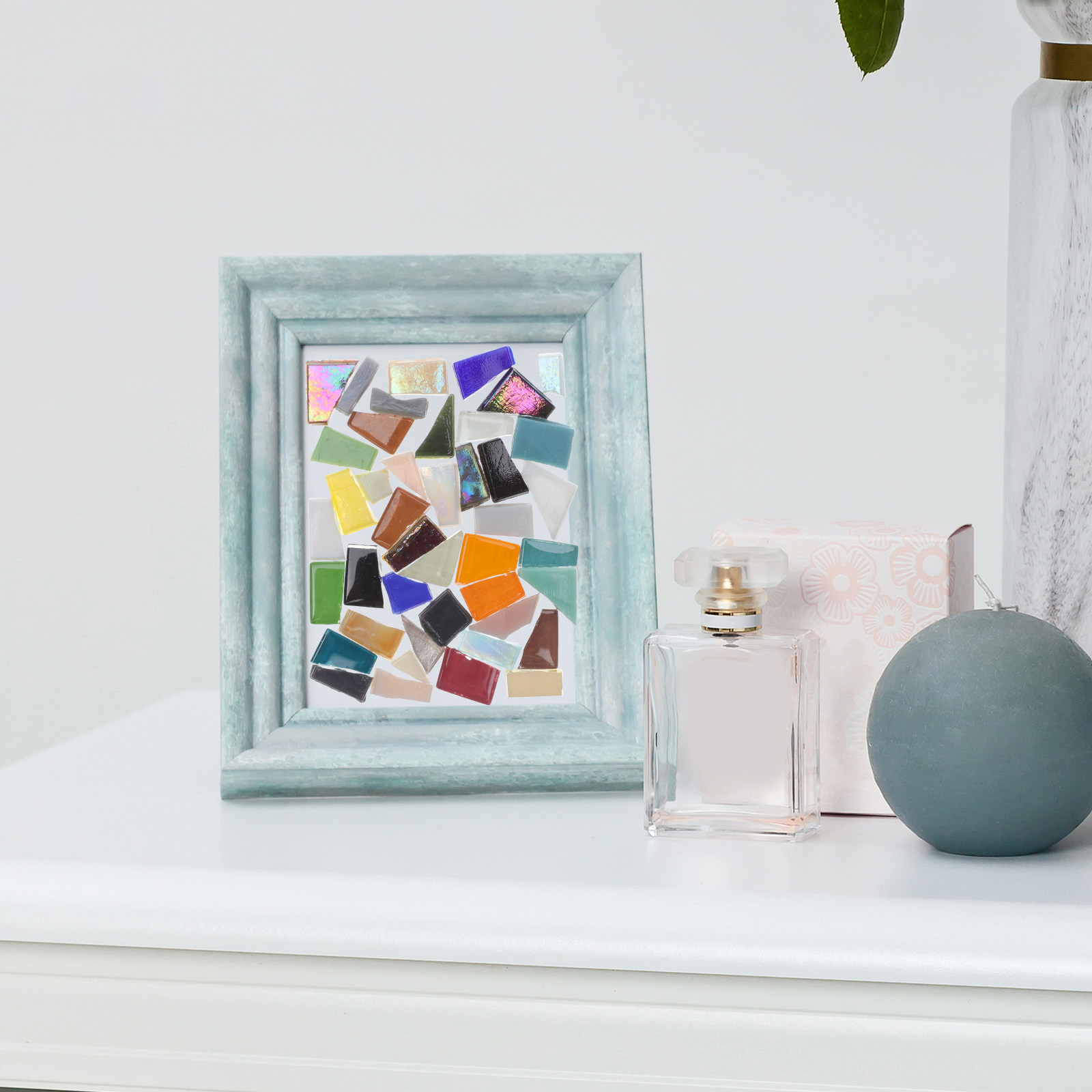 250G DIY Mosaic Glass Pieces I - The Art And Craft Of Jewelry のレビューと価格