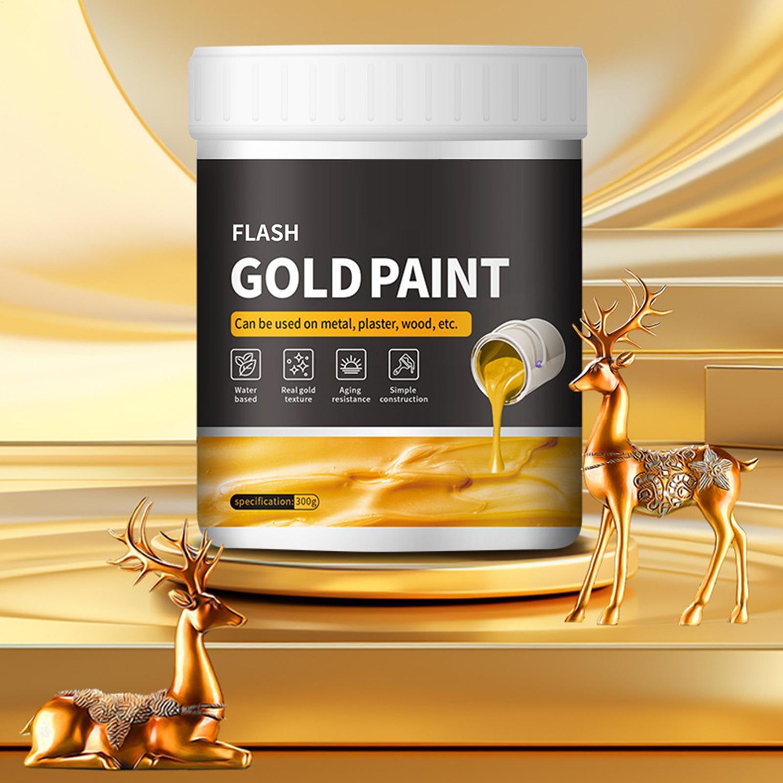 300g Liquid Gold Paint DIY Fas - Art And Craft With Paint のレビューと価格