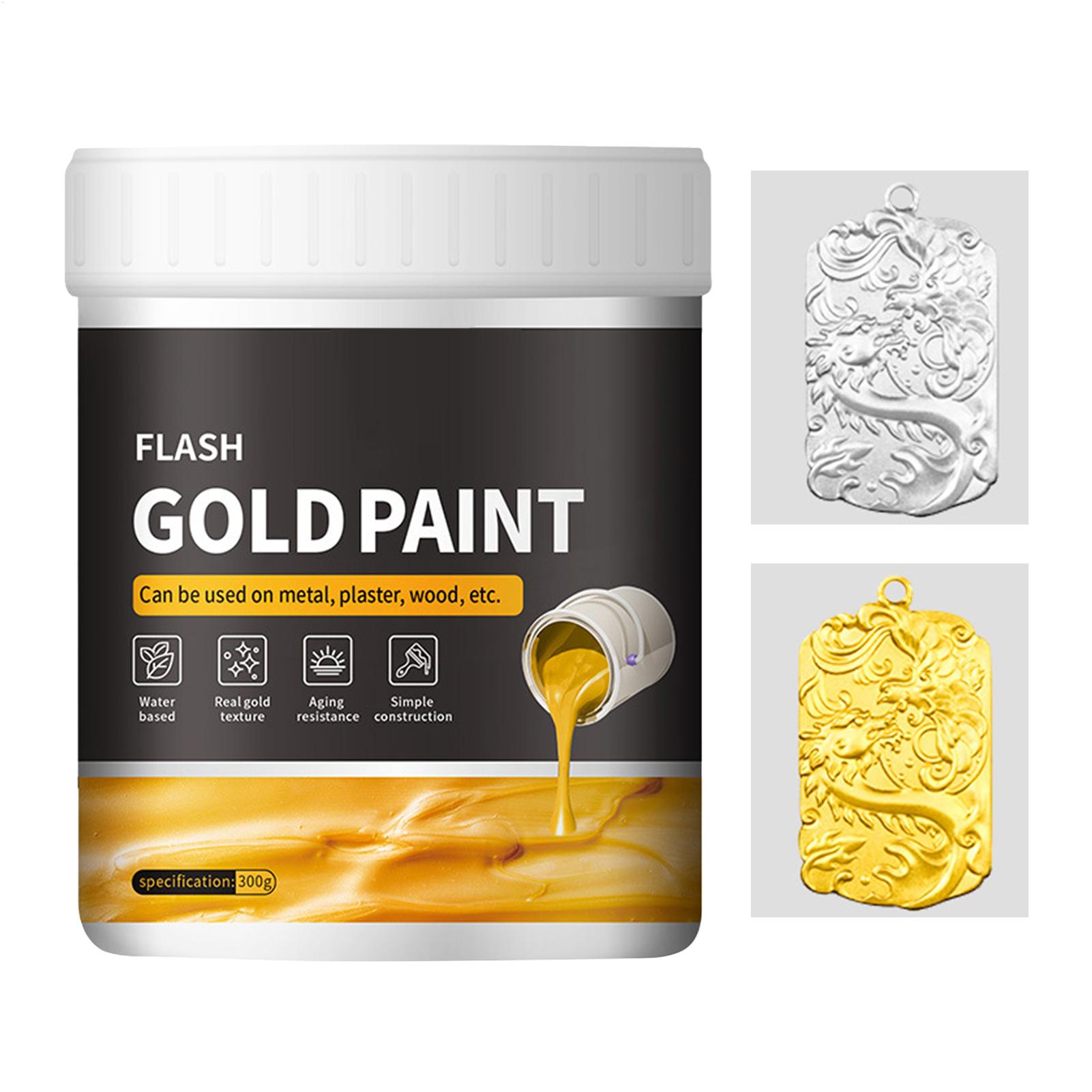 300g Liquid Gold Paint DIY Fas - Art And Craft With Paint のレビューと価格