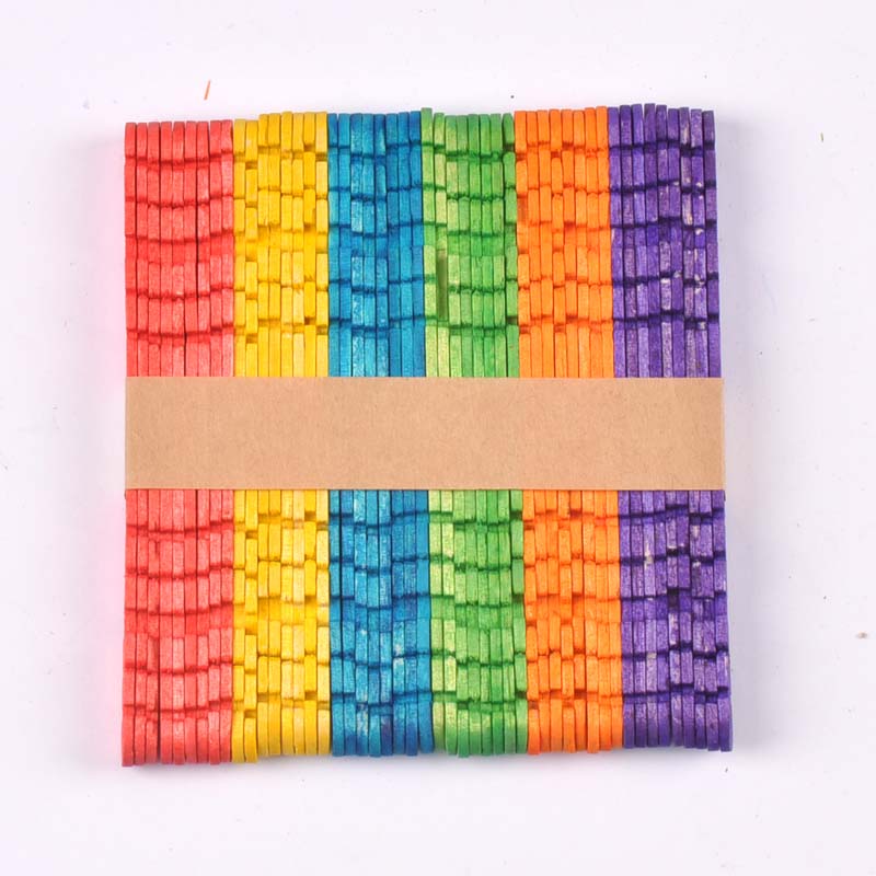 50Pcs/Lot Natural Wood & Color - Art Craft Ice Cream のレビューと価格