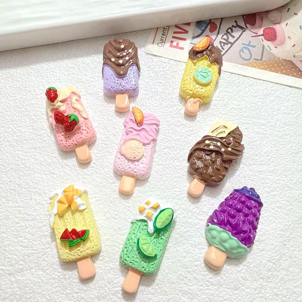 10/100pcs Cute Miniatures Doll - Art Craft Ice Cream のレビューと価格