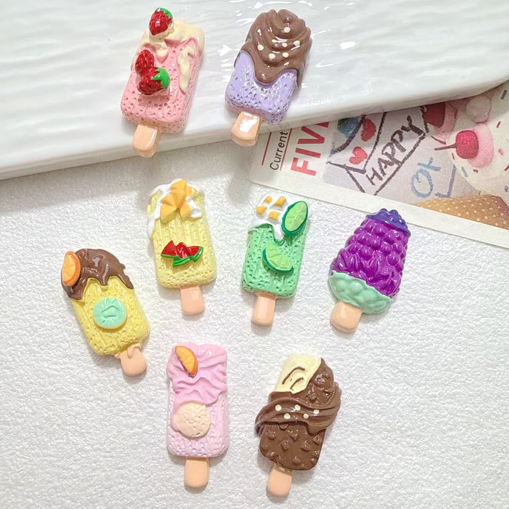 10/100pcs Cute Miniatures Doll - Art Craft Ice Cream のレビューと価格