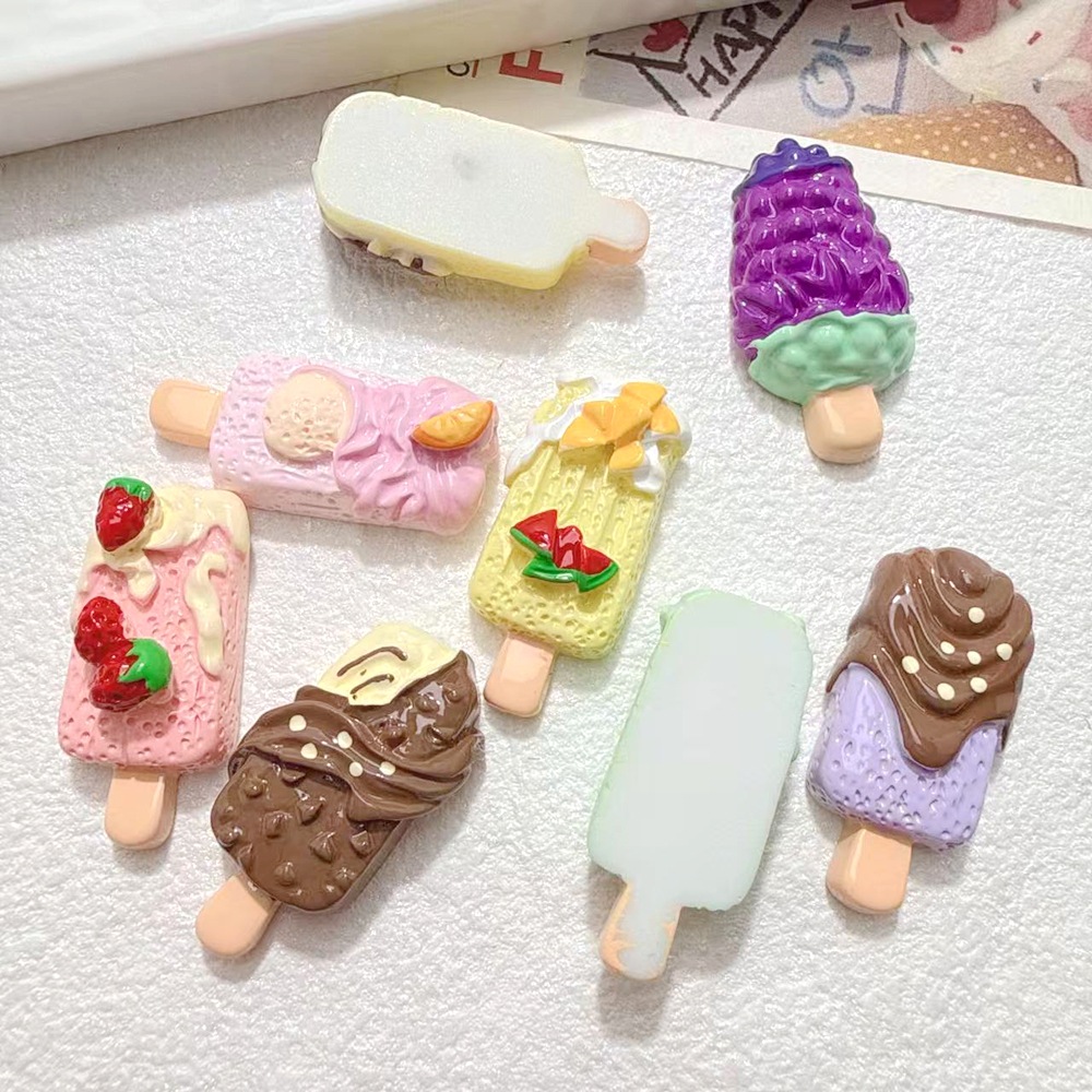 10/100pcs Cute Miniatures Doll - Art Craft Ice Cream のレビューと価格