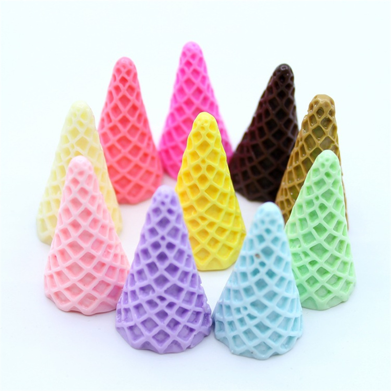 6pcs 20*37mm Cute 3D Resin Ice - Art Craft Ice Cream のレビューと価格