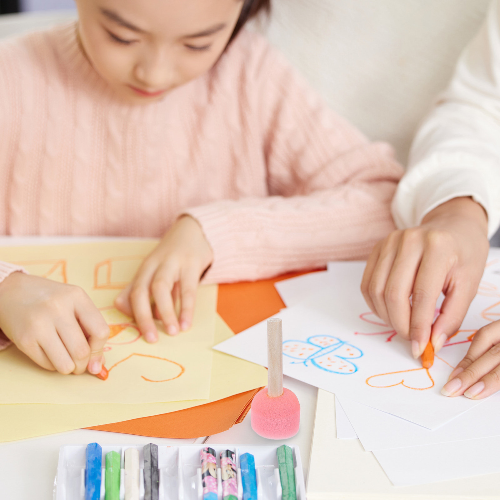 25Pcs Children Painting Sponge - Art And Craft With Paint のレビューと価格