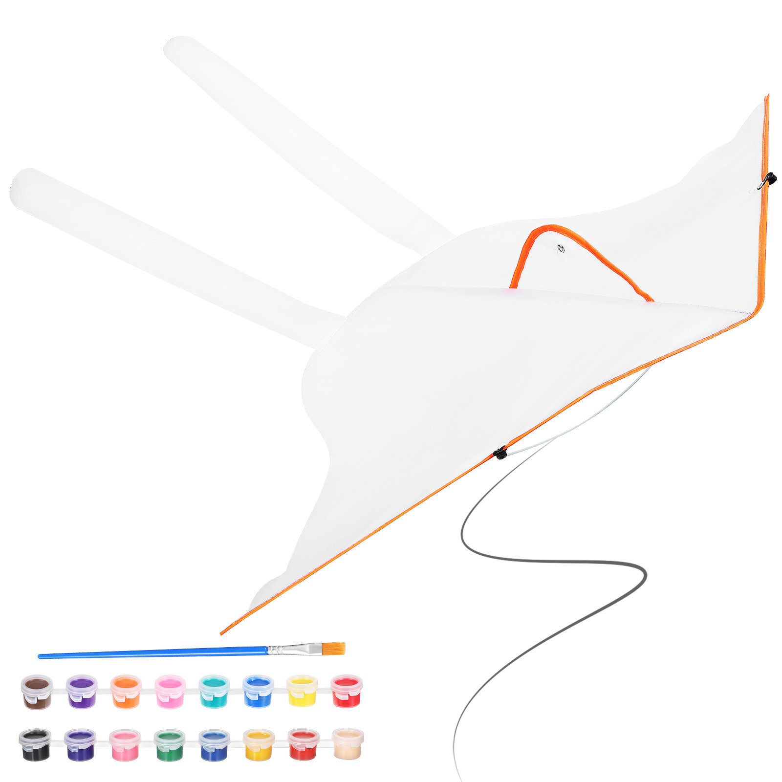1Set Unpainted Kite DIY Kit In - Art Craft Kite のレビューと価格