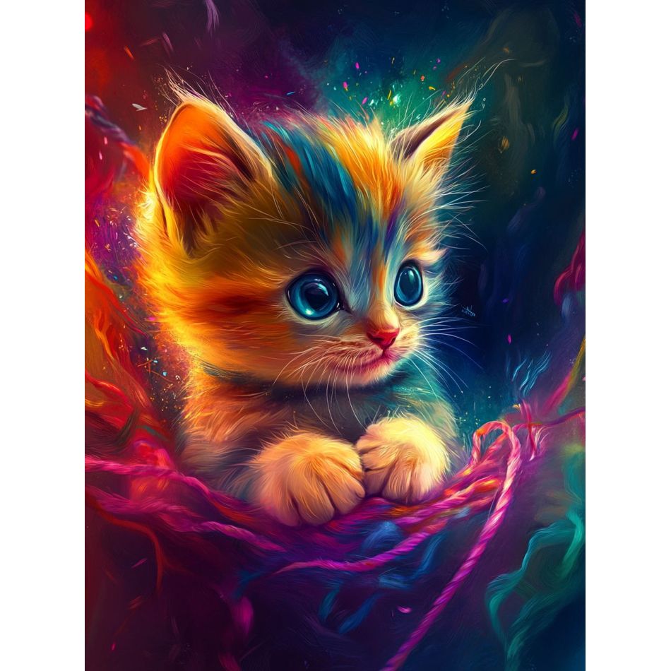 RUOPOTY Kitten Diamond Paintin - Art Craft Ideas With Paper のレビューと価格